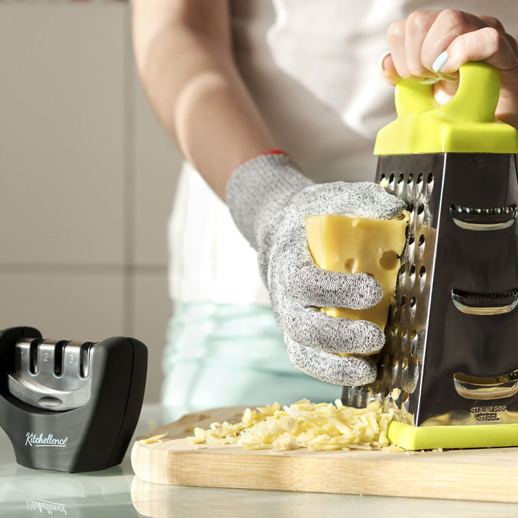 Kitchellence 3-Stage Knife Sharpener In-depth Review: Pleasant to Use, Slow  to Produce Results