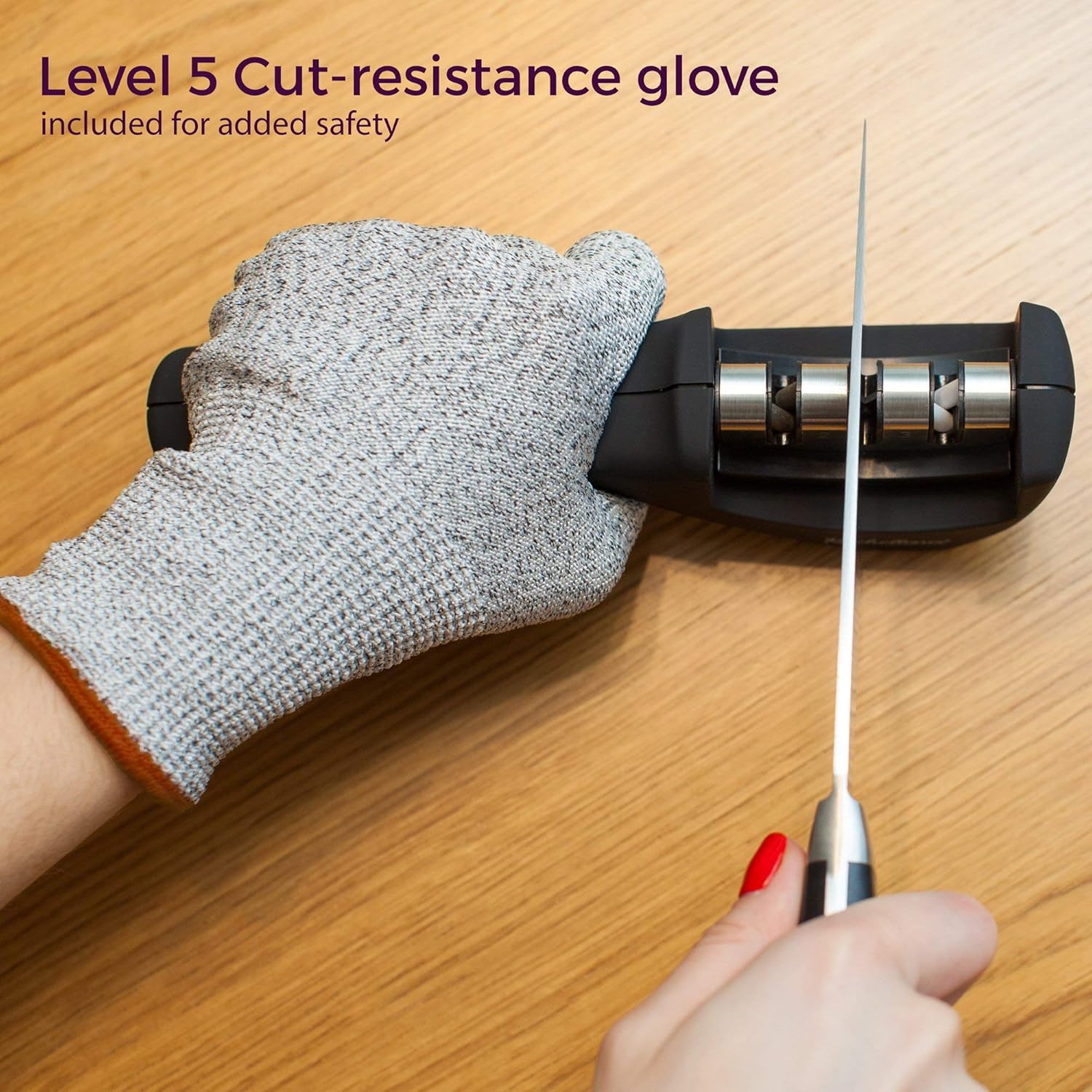 kitchellence knife sharpener ks37