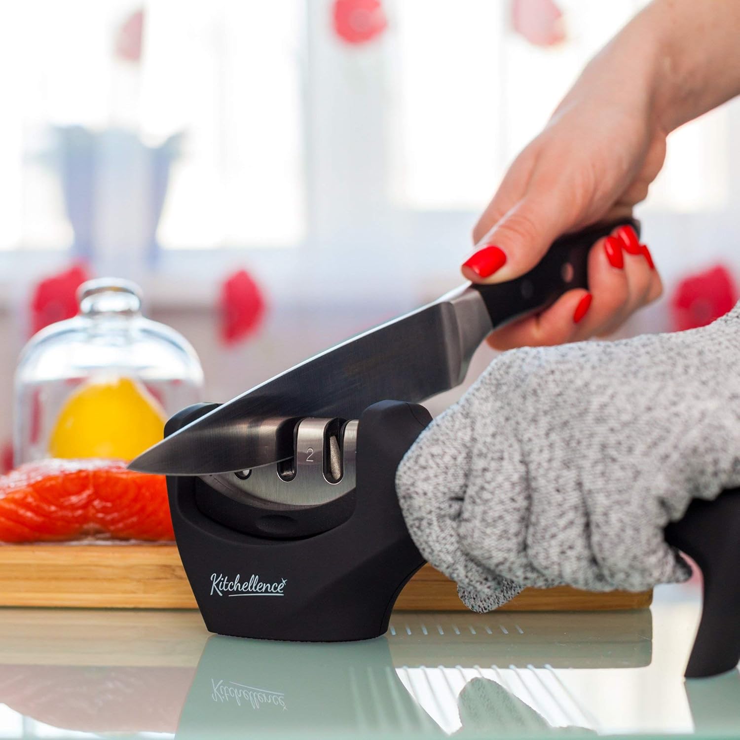 kitchellence knife sharpener ks37
